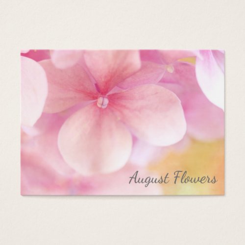 Florist Accessories Modern Pink Flower Message