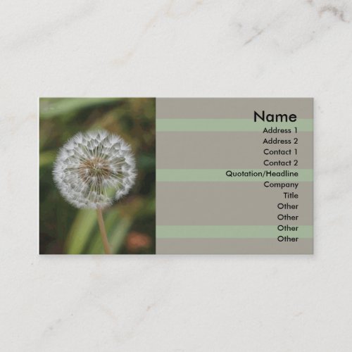 Florist Business card