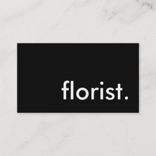 florist. business card