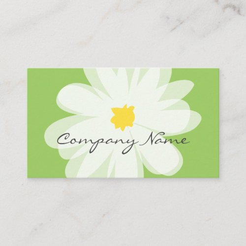 Florist business card template for flower shop