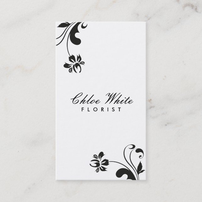 Florist - Business Cards (Front)