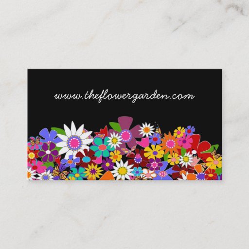 Customizable Florist Business Cards