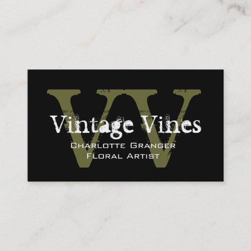 Customizable Florist Customizable Business Card