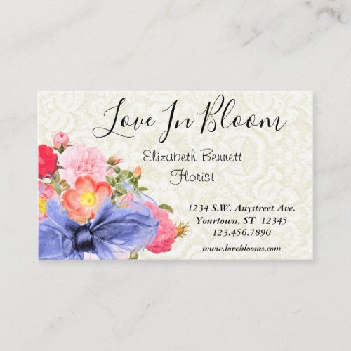 Florist Event Planner Beauty Stylist Business Card