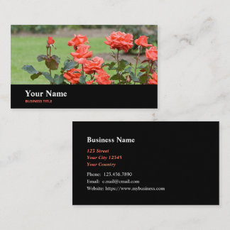 Florist Floral Artist Wedding Decorator Business Card