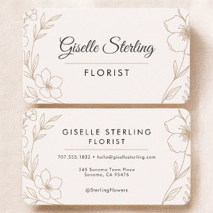 Florist Floral Business Card