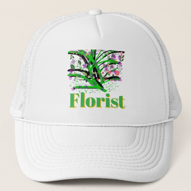 Florist Logo  Trucker Hat (Front)