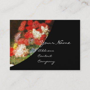 FLORIST MAKING A BOUQUET WITH COLORFUL FLOWERS BUSINESS CARD