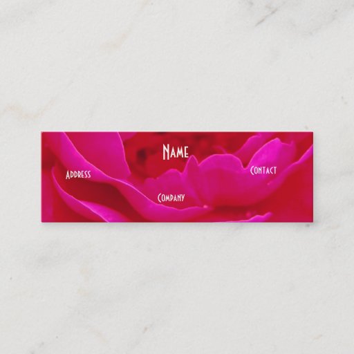 Customizable Florist - Pink Green Rose Business Card