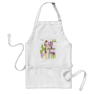 Florist-Purple Adult Apron