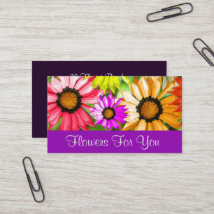 Florist shop flowers for You Business Card