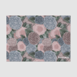 Florist Shop Muted Peony Tissue Paper Design