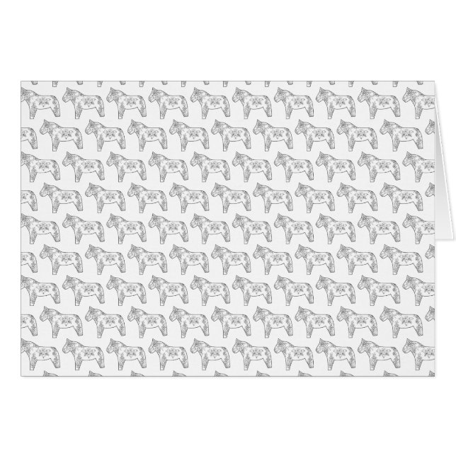 Florist's Horses Cards (Front Horizontal)