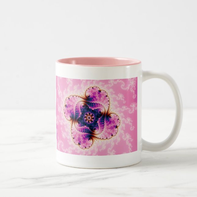 Florivet - Fractal Art Two-Tone Coffee Mug (Right)