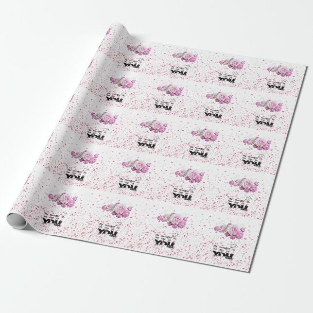flory wrapping paper (Unrolled)
