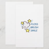 Floss Brush Smile (Front/Back)