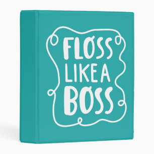 Floss Like A Boss Dental Phrase Mini Binder