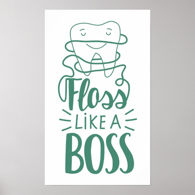 Floss Like A Boss Poster (Front)
