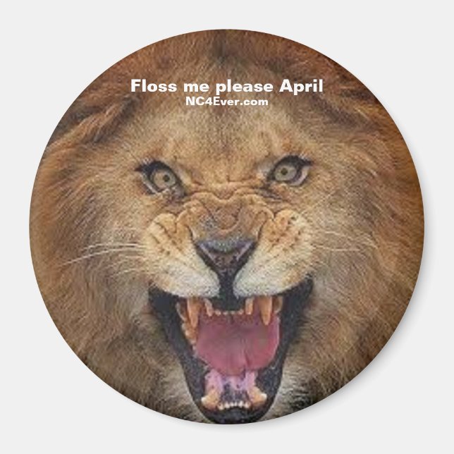Floss me please April magnet (Front)