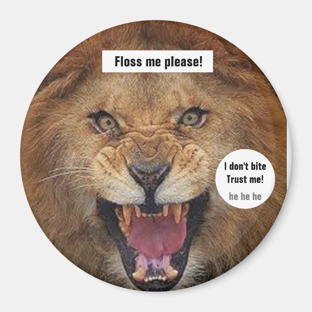 Floss me please! Magnet (Front)