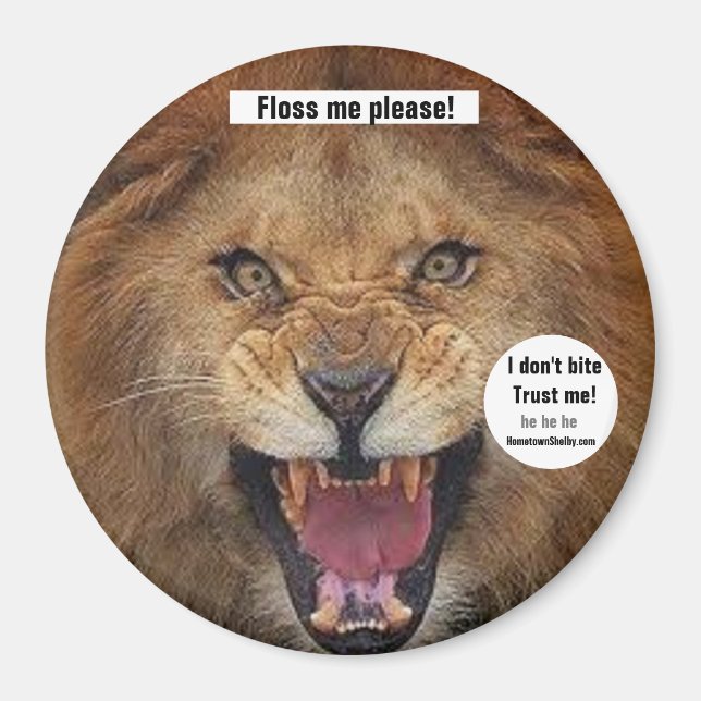 Floss me please! magnet (Front)