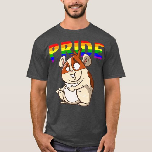 Flossing Hamster Lesbian Bisexual Gay LGBT Pride T_Shirt
