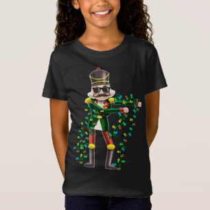 Flossing Nutcracker Funny Christmas Lights T-Shirt