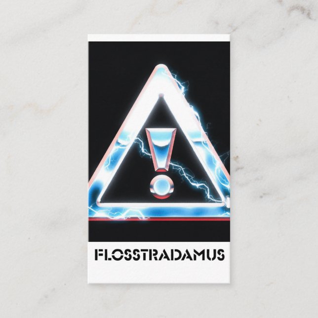 FLOSSTRADAMUS Flat Card (Front)