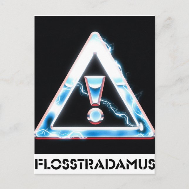 FLOSSTRADAMUS Postcard (Front)