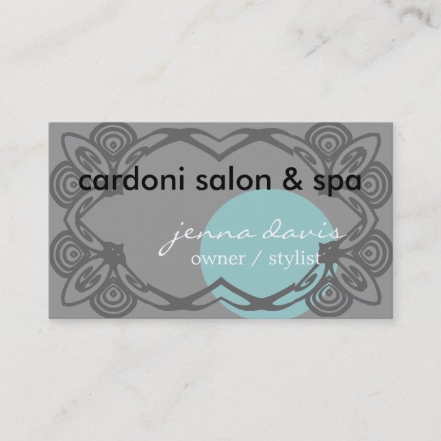 FLOSSY CHIC APPOINTMENT CARD (Front)