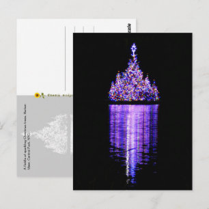 Flotilla of Christmas Trees, NYC -  Postcard