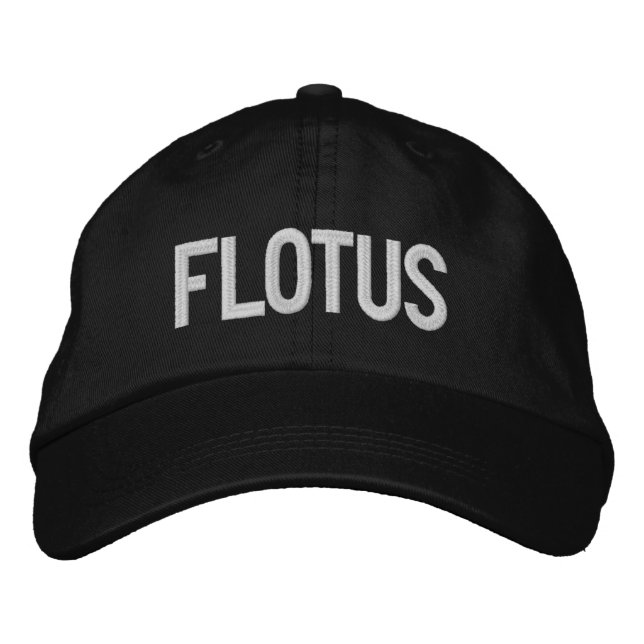 FLOTUS in large letters Embroidered Baseball Hat (Front)