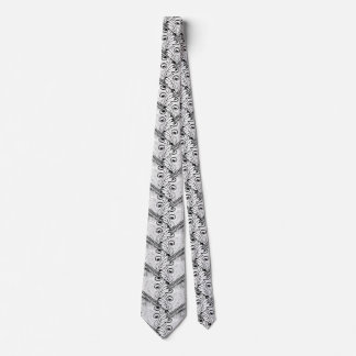 Flounder Fish Pattern Neck Tie