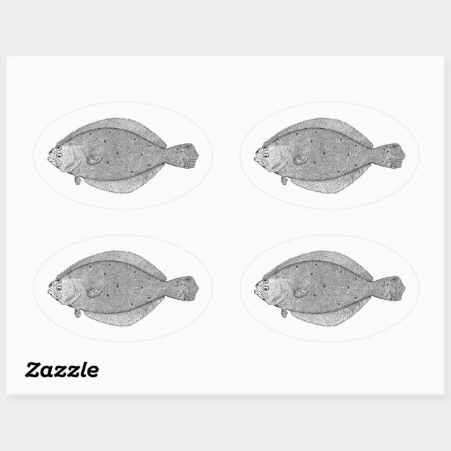 NC Flounder Sticker