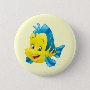 Flounder Pinback Button