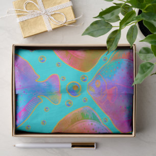 Floundering About in the Tropical Rock Pools Tissue Paper