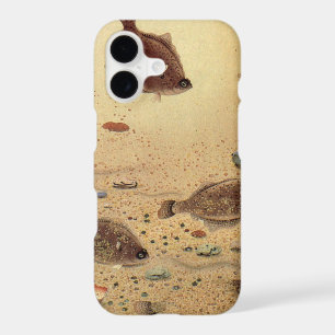 Flounders or Flat Fish, Vintage Marine Ocean Life  iPhone 17 Case