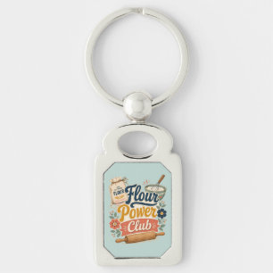 Flour Power Cottage Baking Club Keychain