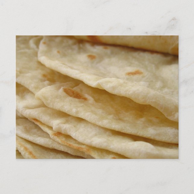 Flour Tortillas Postcard (Front)