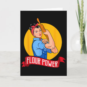 Flour Wer - Funny Baking & Pastry Baker - Baki Card
