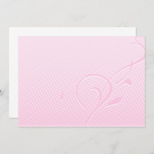 Flourish and Pink Dots (Front/Back)