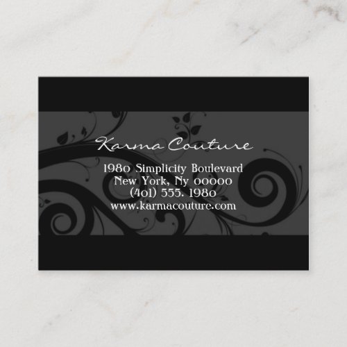 flourish business card