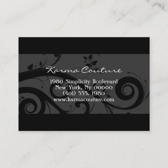 flourish business card (Front)