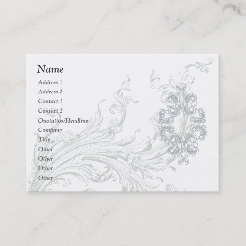 Flourish Business / Profile Card Template Business Card Template