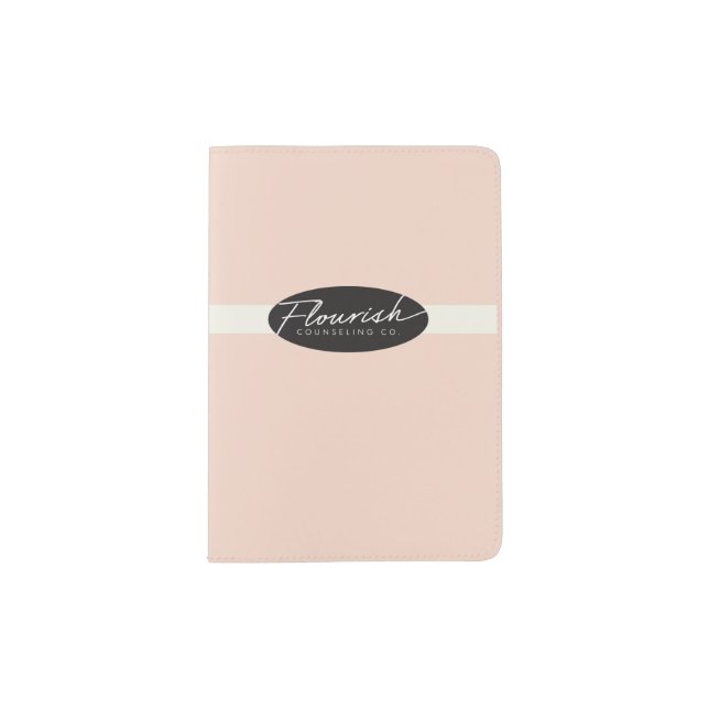 Flourish Counseling Co. Passport Holder (Front)