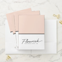 Flourish Counseling Co. Pocket Folders (Set of 5)