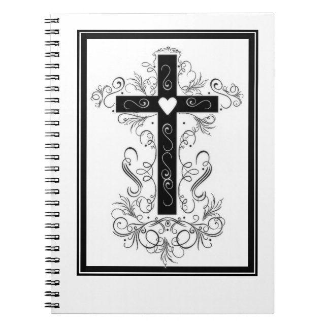 Flourish cross notebook (Front)