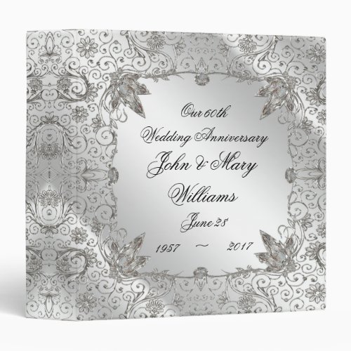 Flourish Diamond 60th Anniversary 15 Binder