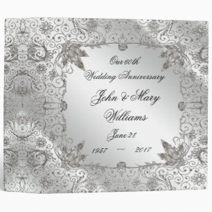 Flourish Diamond 60th Anniversary 2" Binder