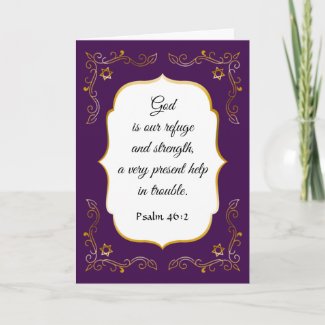 Flourish Encouragement Bible Verse Sympathy Card